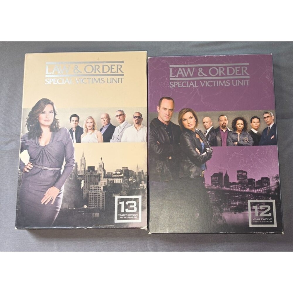 Law & Order Special Victims Unit Season 12 & 13 5 Disc Each Season
